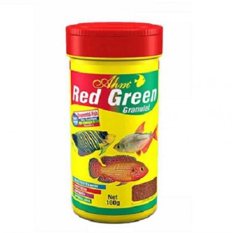 Ahm Red Green Granulat Balık Yemi 100 Ml
