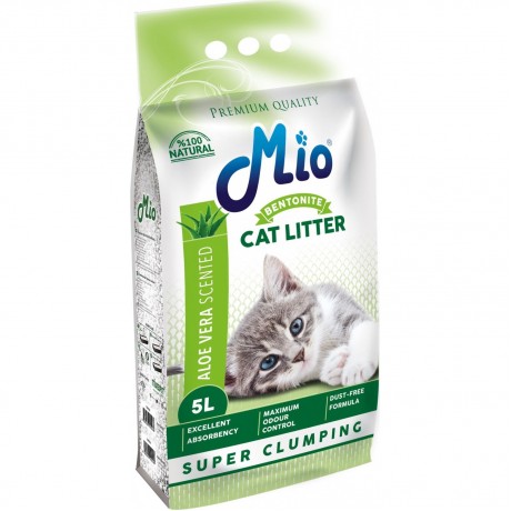 Mio Aloe Vera Kokulu Topaklaşan Kedi Kumu 10 litre