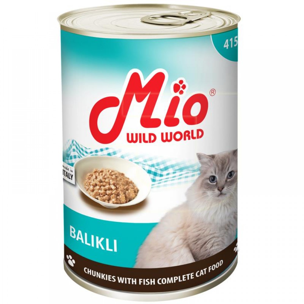 Mio Balıklı Konserve Yetişkin Kedi Maması 415 gr