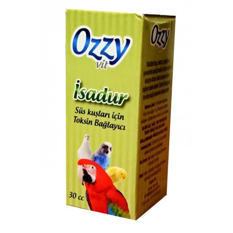 Ozzy İsadur Süs Kuşları İçin Toksin Bağlayıcı 30 cc