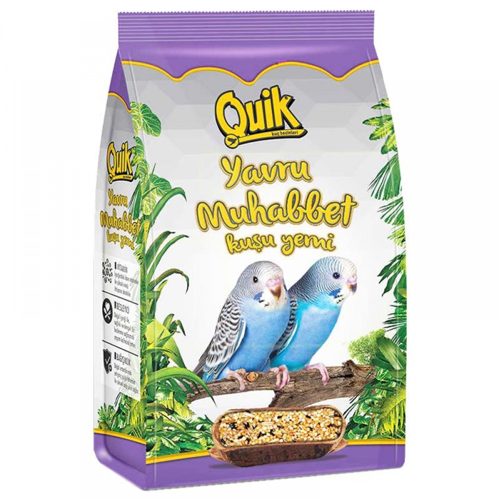 Quik Junior Yavru Muhabbet Kuşu Yemi 400 Gr