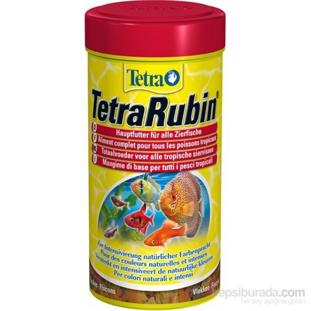 Tetra Rubin Flakes Balık Yemi 250 Ml