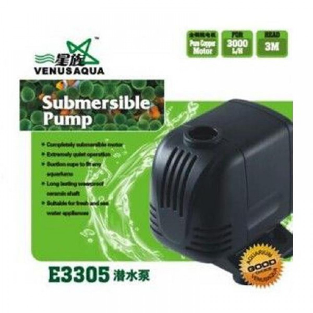 Venusaqua E3305 Akvaryum Kafa Motoru 3000 LS 60W