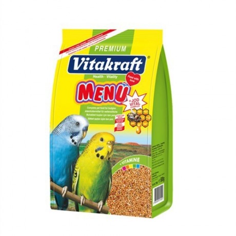 Vitakraft Menu Ballı Muhabbet Kuş Yemi 1kg 